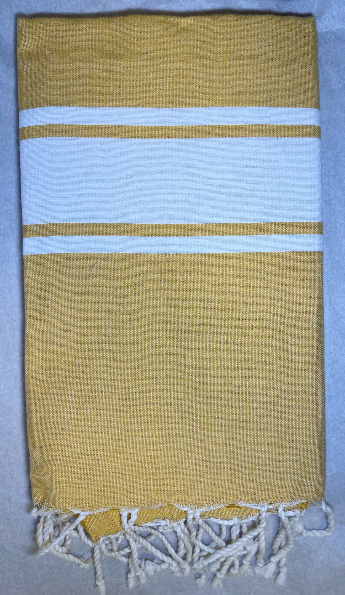 Telo Mare Fouta Classic Giallo Ocra