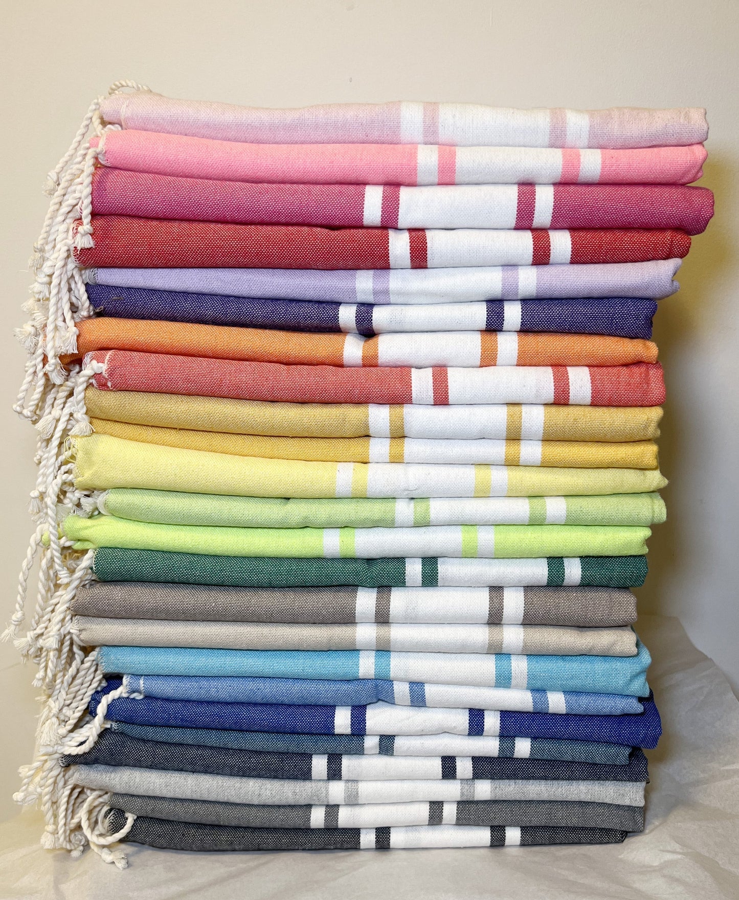 Telo Mare Fouta Classic Verde Fluo