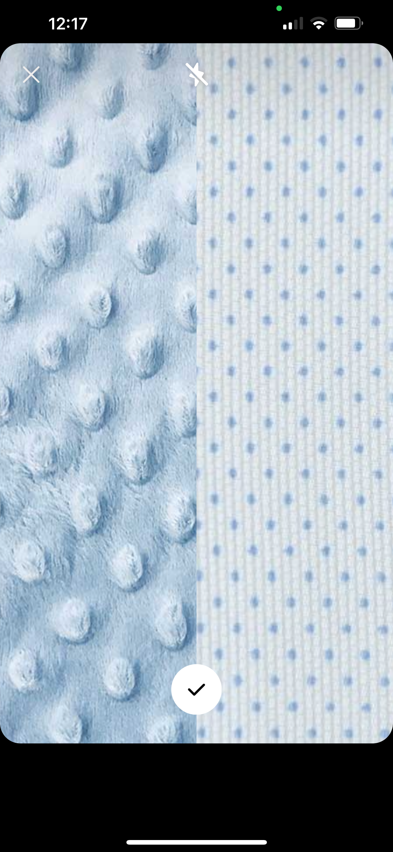 Coperta Azzurra con tessuto Minky personalizzata - A.Bi.Ci. Lab