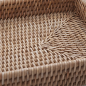 Vassoio in rattan intrecciata Nature