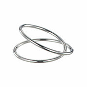 Anello portatovagliolo Eclipse argento