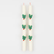 Candele da tavolo Agrifoglio (x2)