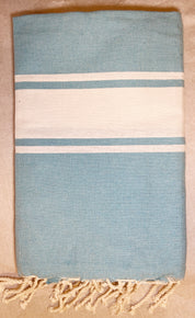 Telo Mare Fouta Classic Azzurro