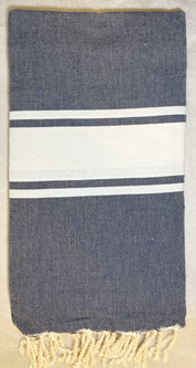Telo Mare Fouta Classic Blu Navy