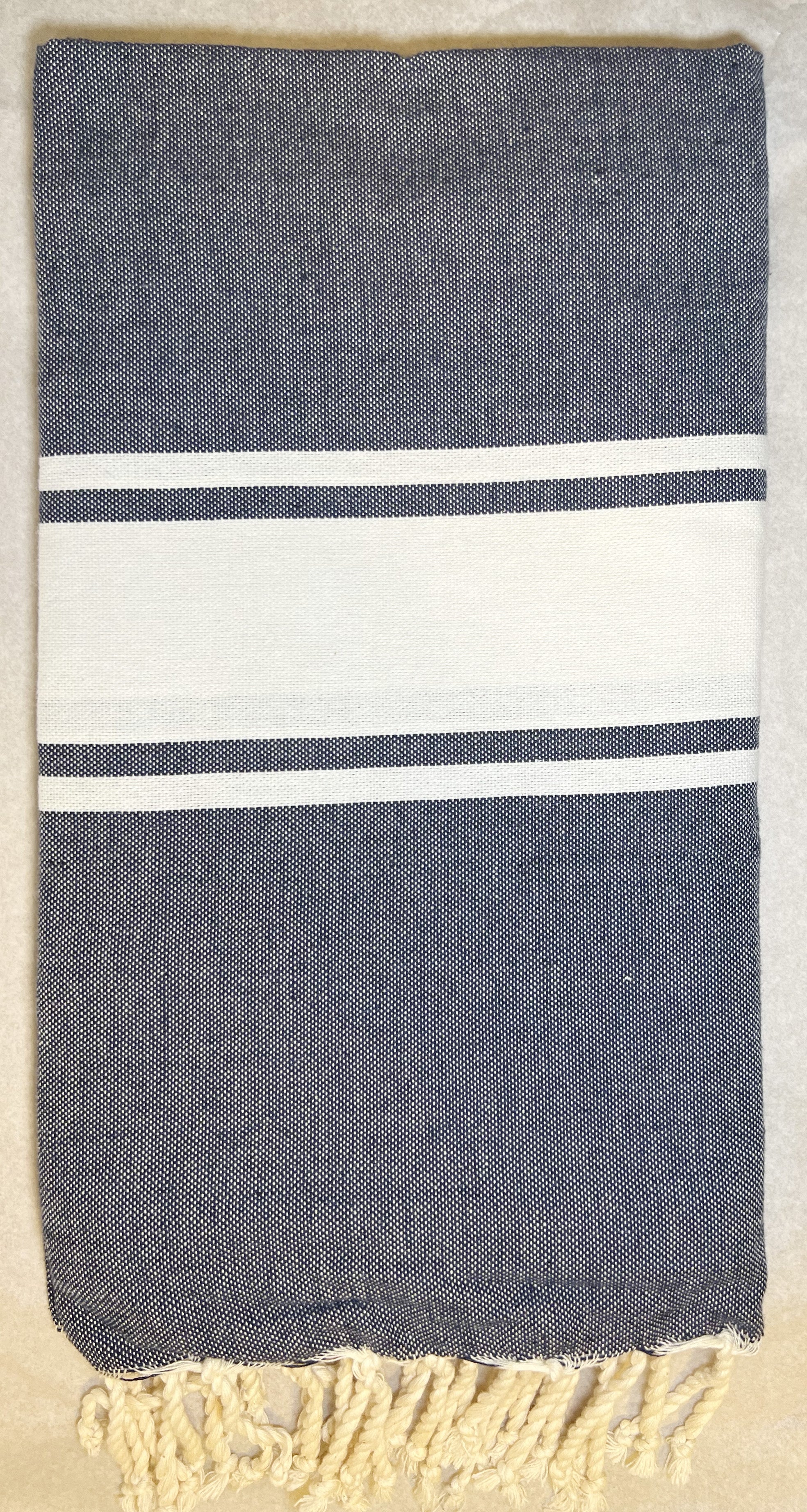 Telo Mare Fouta Classic Blu Navy