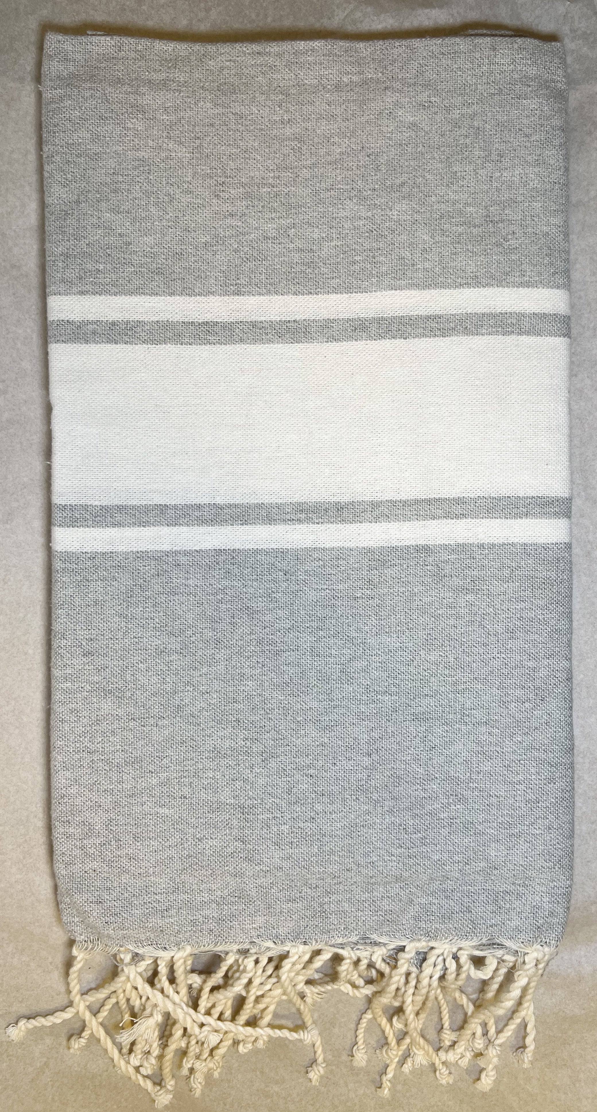 Telo Mare Fouta Classic Grigio chiaro