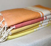 Telo Mare Fouta Classic Giallo Senape