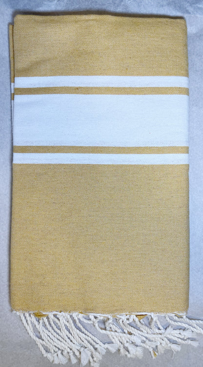 Telo Mare Fouta Classic Giallo Senape