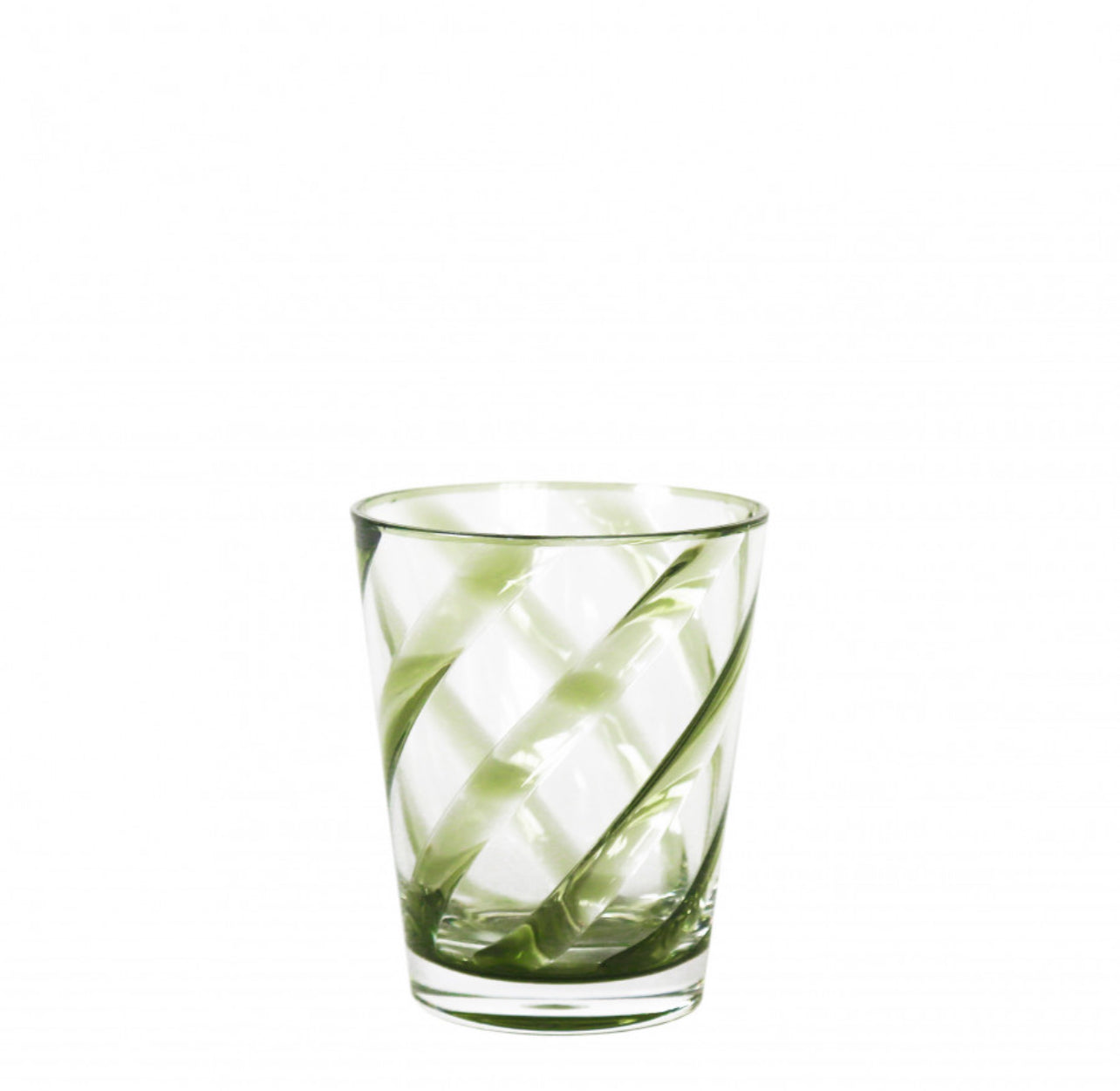 Bicchiere in Metacrilato con Spirale Verde Set 6pz