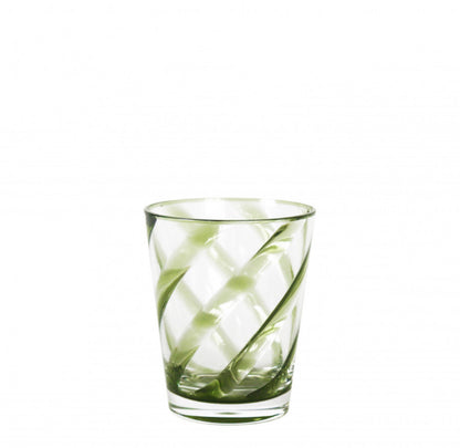 Bicchiere in Metacrilato con Spirale Verde Set 6pz