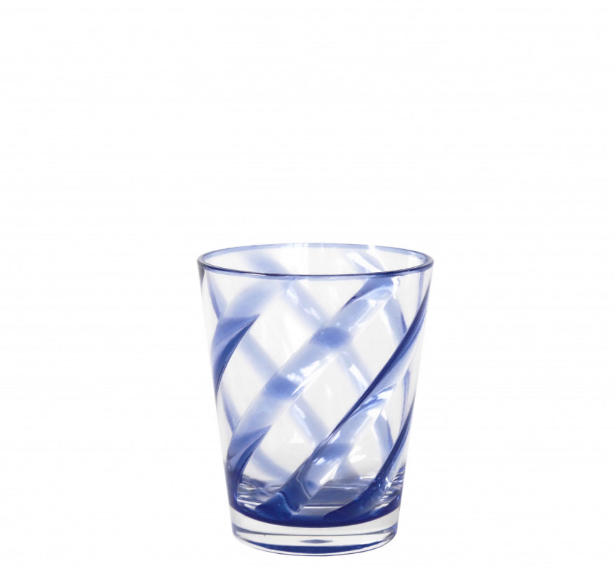 Bicchiere in Metacrilato con Spirale Blu Set 6pz