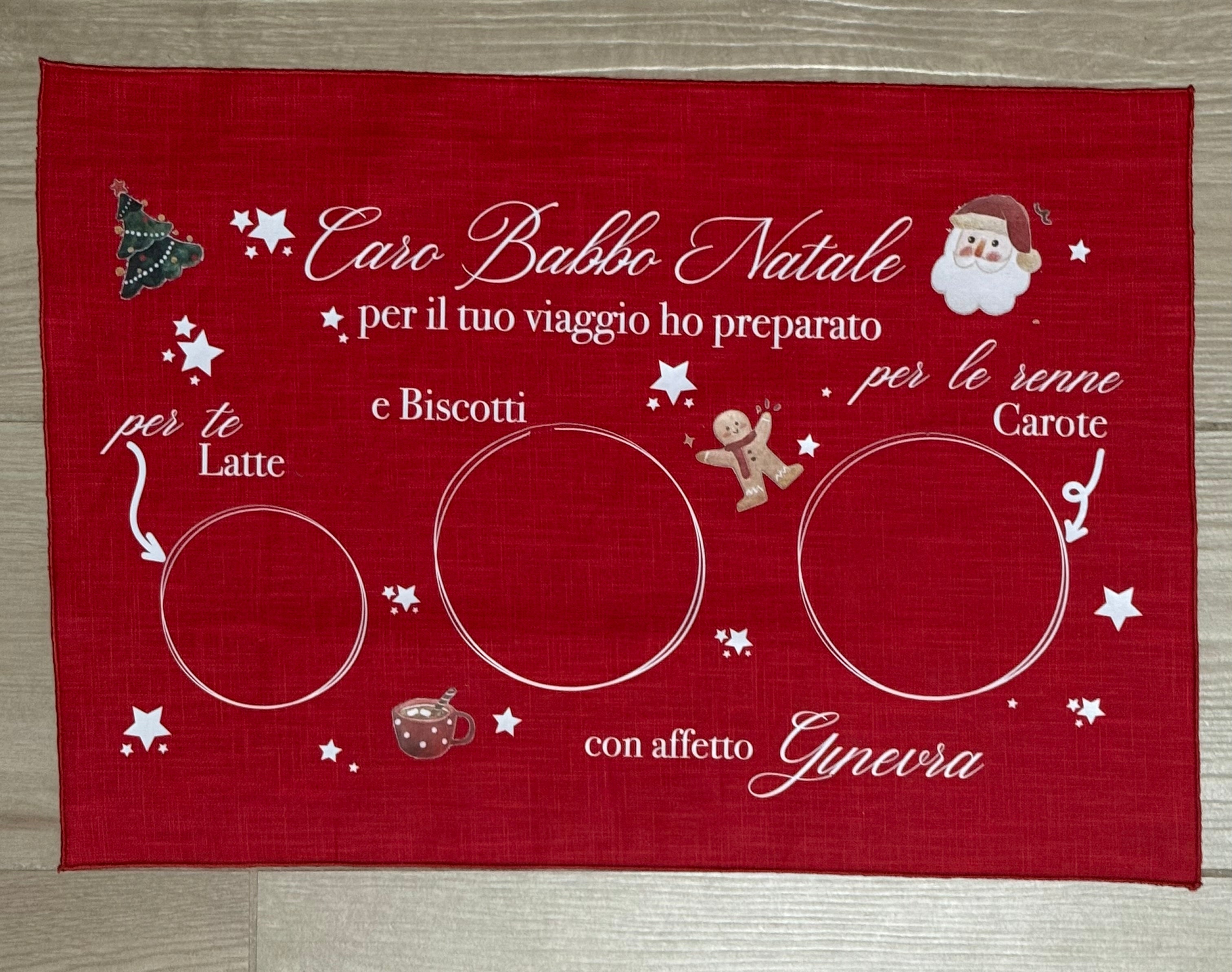 Tovaglietta Babbo Natale