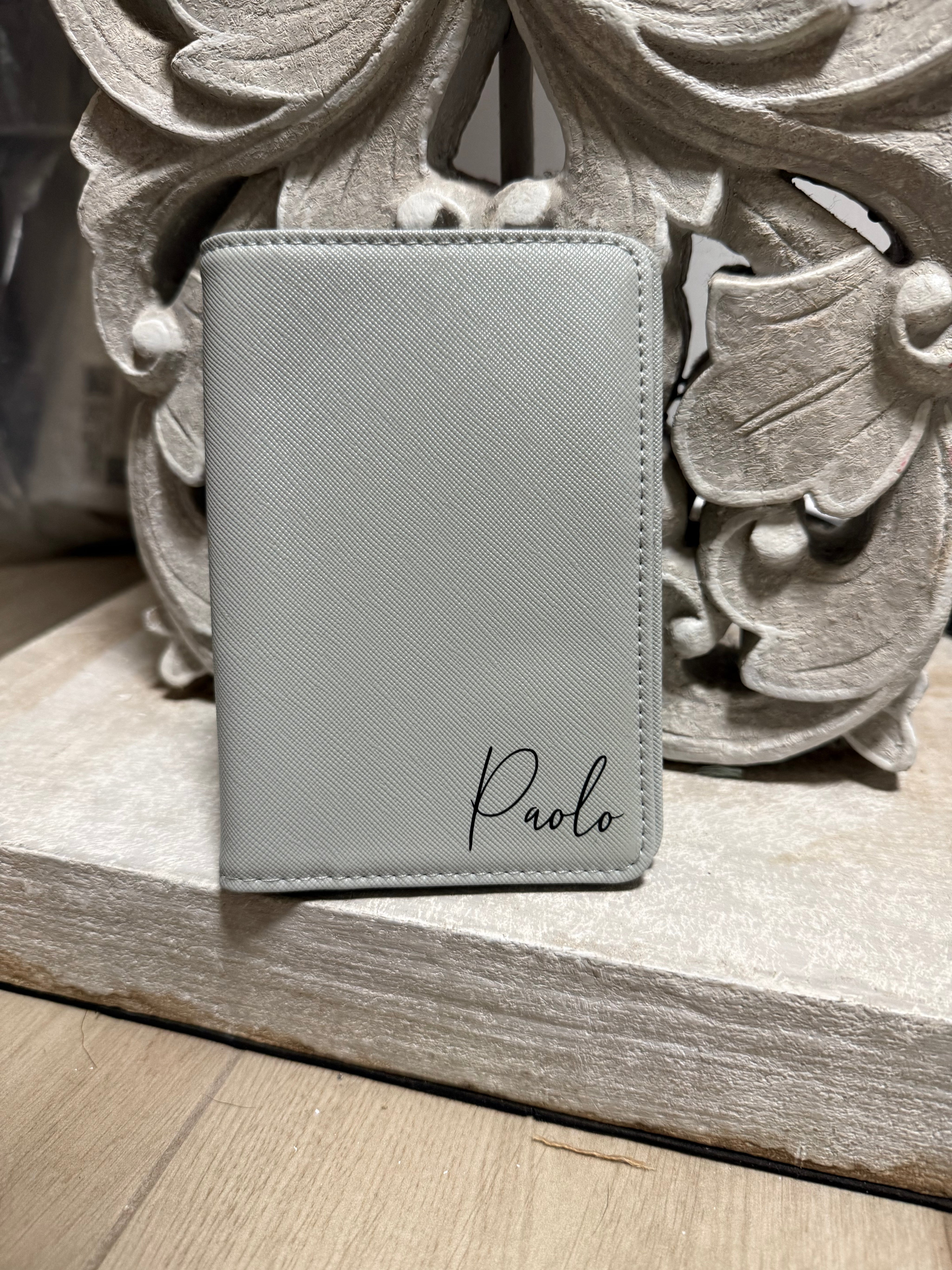 Porta passaporto + Tag personalizzato