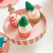 Kit per cupcake di pan di zenzero (x 24 decorazioni)