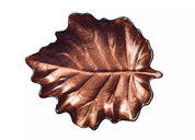 Piatto Foglia Marrone
