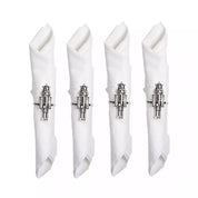 Portatovaglioli argento Schiaccianoci Set 4pz