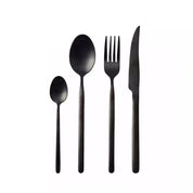 Posate Nero opaco set 24 pezzi