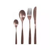 Posate Oro Rosa set 24 pezzi