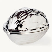 Schiaccianoci argentato a forma di Noce 12cm