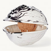 Schiaccianoci argentato a forma di Noce 12cm