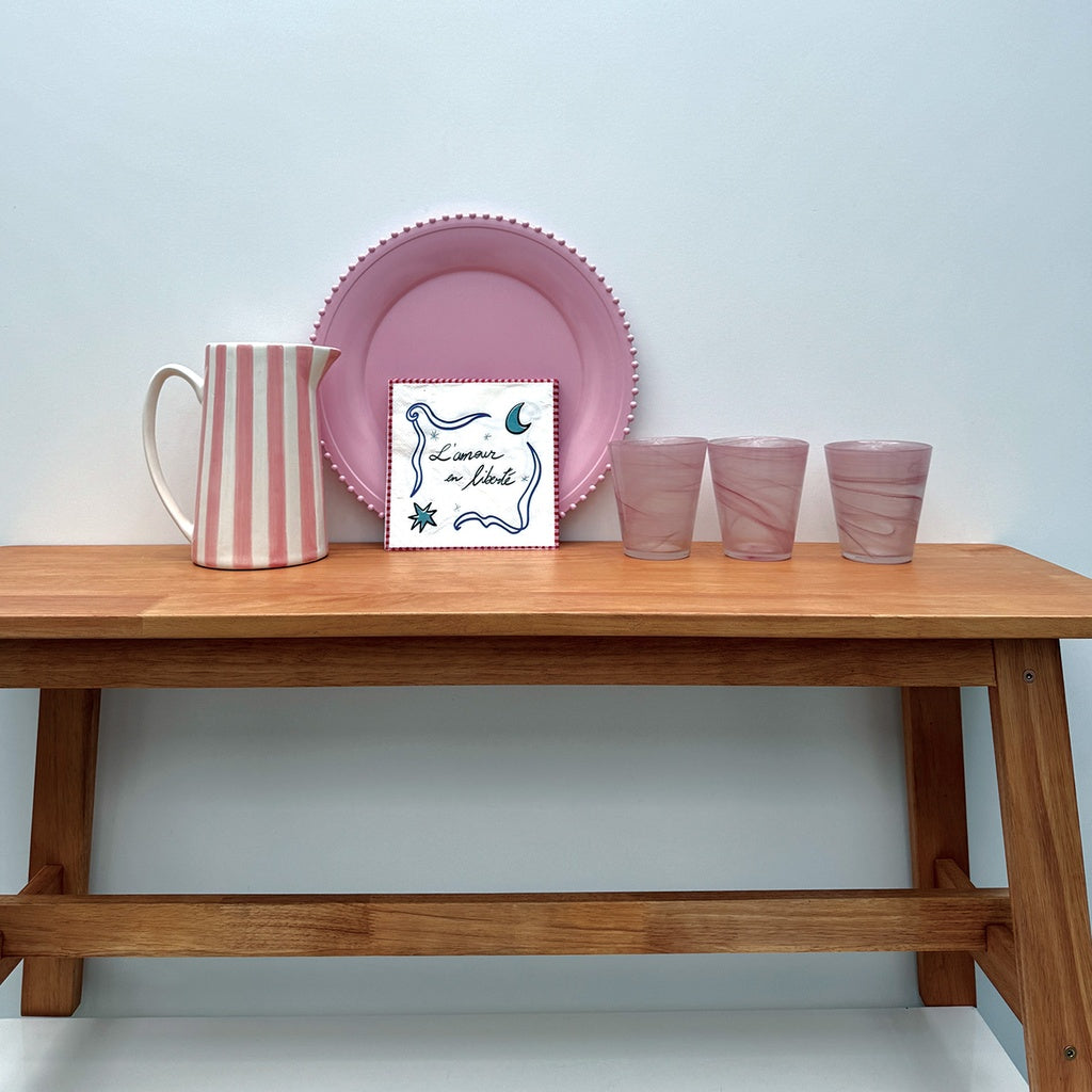 Sottopiatto Pallini Rosa