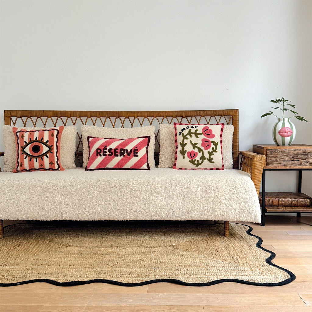 Cuscino Occhio Rosa 40x40cm