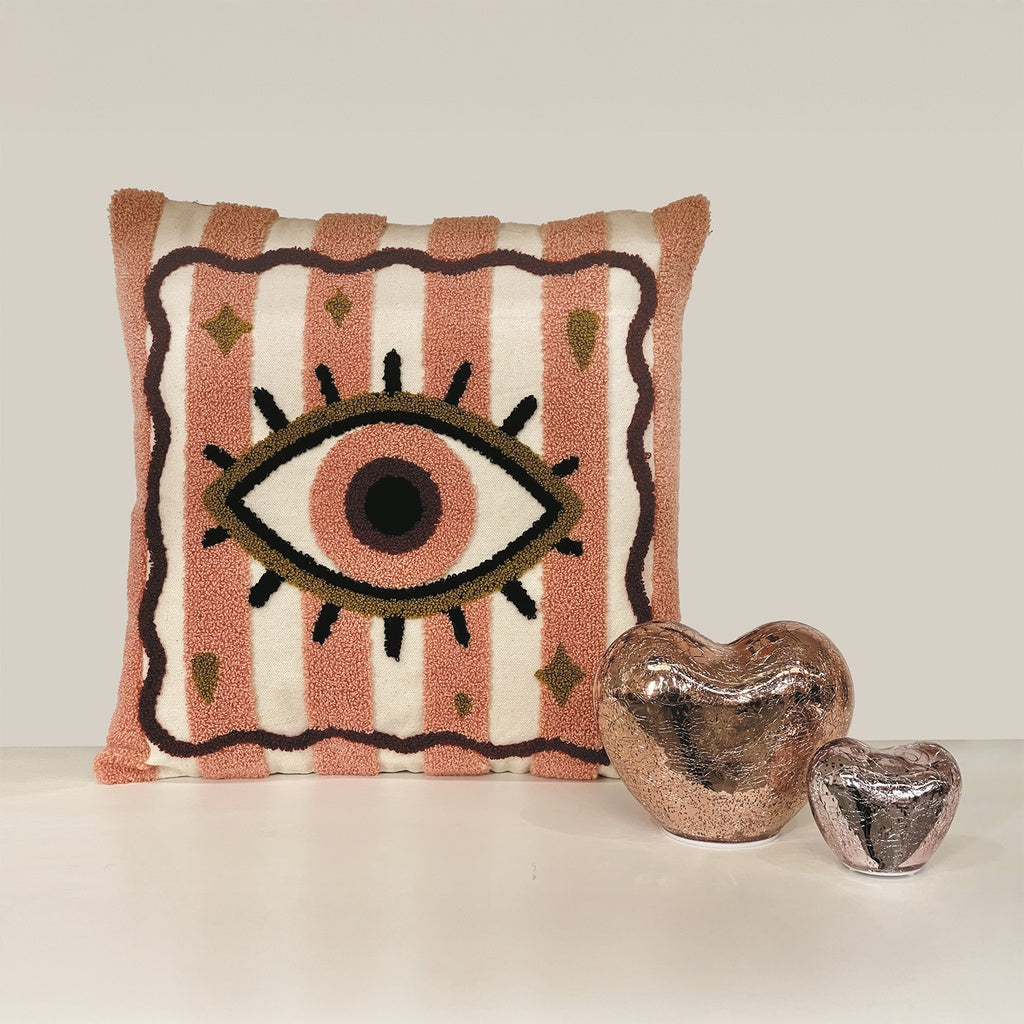 Cuscino Occhio Rosa 40x40cm