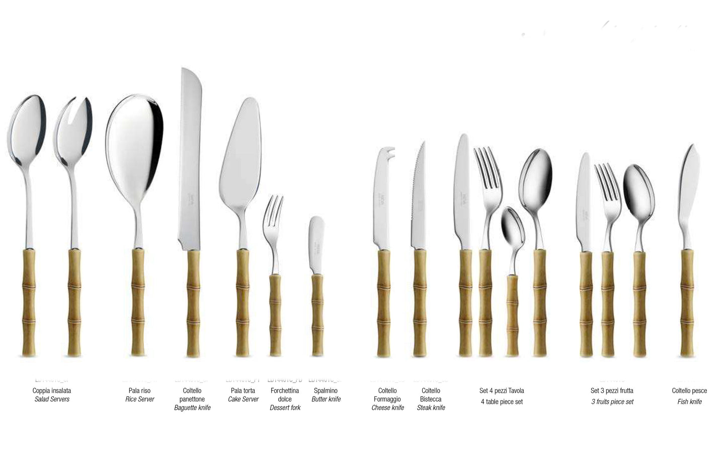 Posate Bamboo Classiche