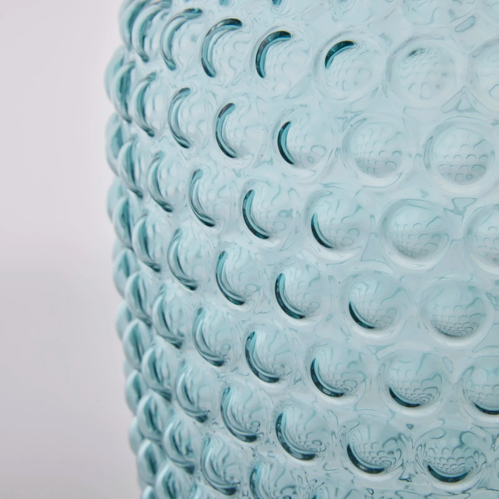 Vaso Bolle Azzurro in vetro soffiato