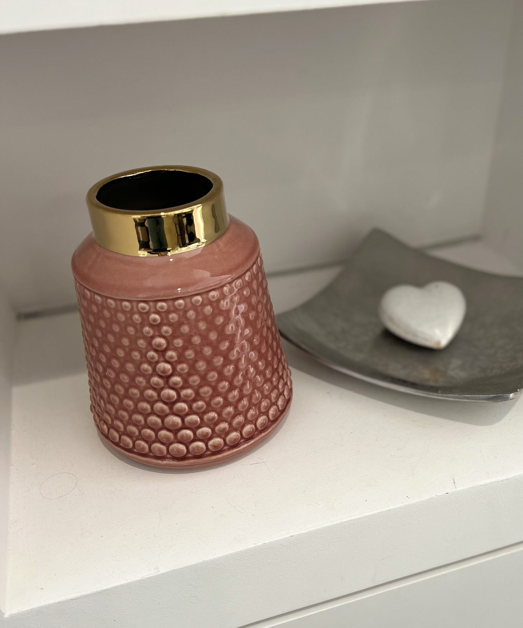 Vaso grande Rosso e Oro - A.Bi.Ci. Lab