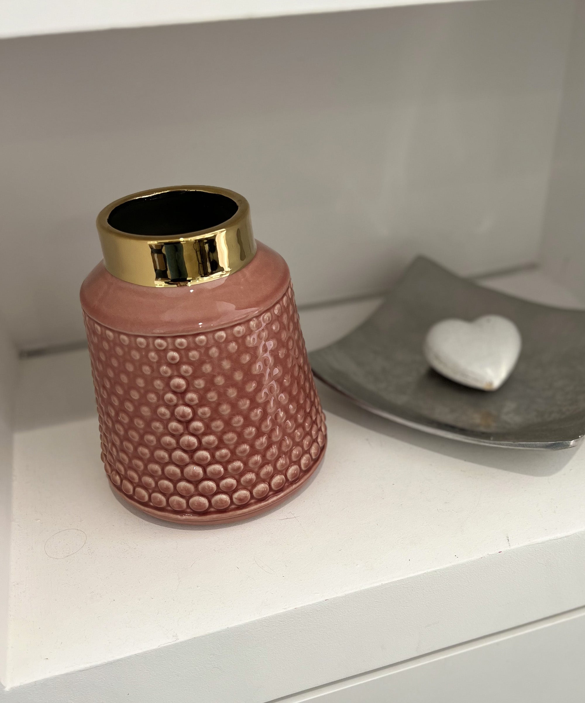Vaso grande Rosso e Oro - A.Bi.Ci. Lab