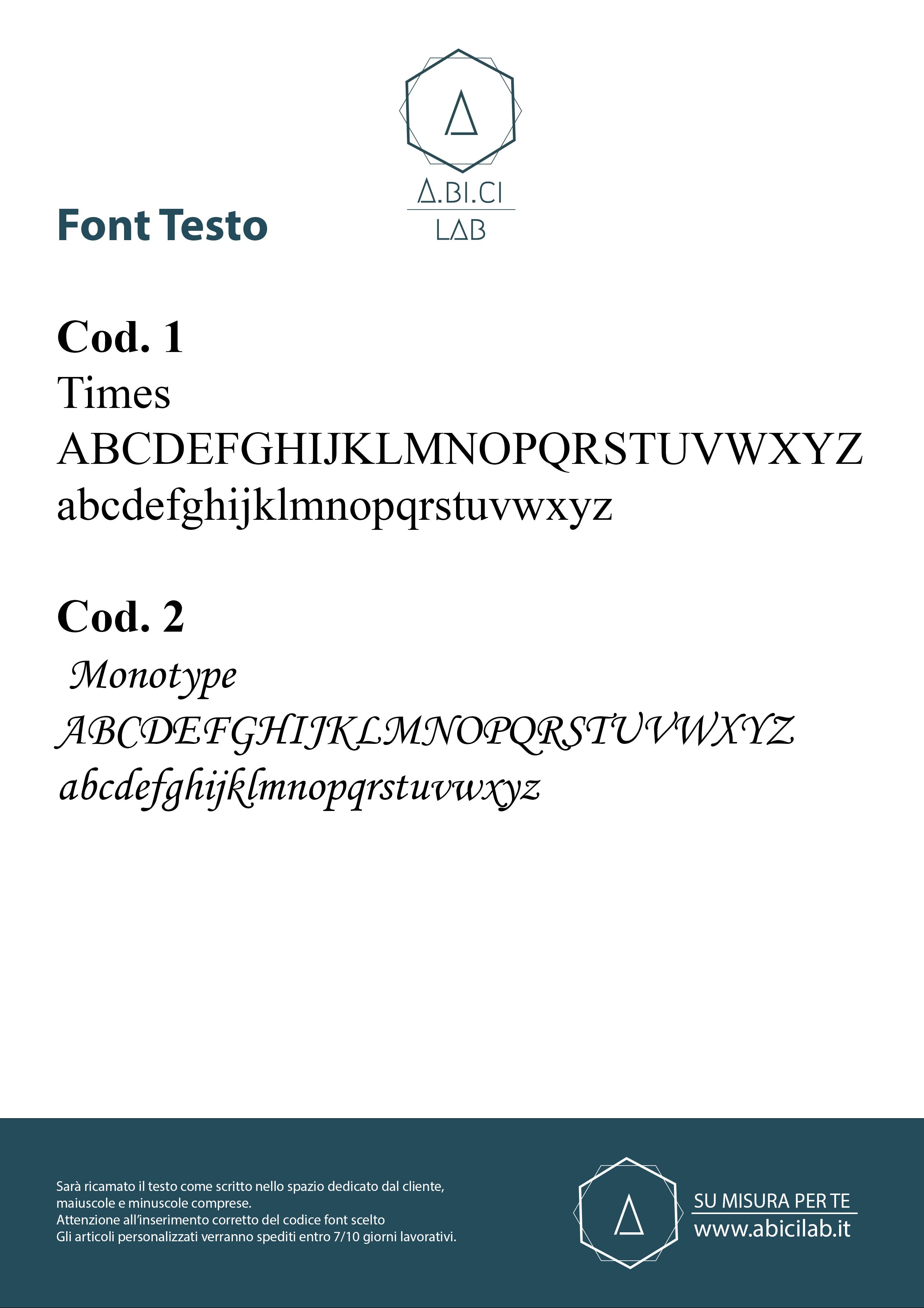 Coppia asciugamani spugna Tinta unita con personalizzazione - A.Bi.Ci. Lab