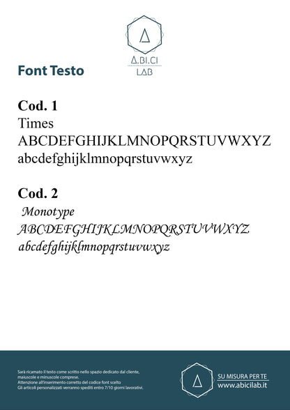 Tovaglioli in Cotone Personalizzati - Set da 6 - A.Bi.Ci. Lab