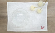 Tovaglietta americana Lino lavato con personalizzazione 35x50 cm - A.Bi.Ci. Lab
