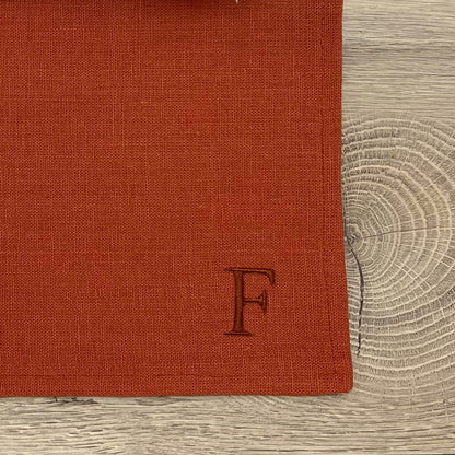 Tovagliolo Lino Grezzo Personalizzato 40x40 cm - A.Bi.Ci. Lab